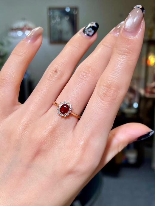0.51克拉刻面红宝石戒指 商品图3