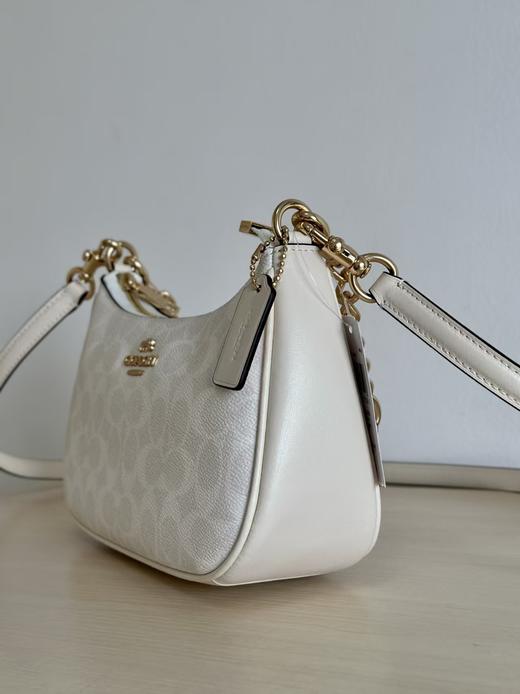 蔻驰 teri 单肩 腋下包 冰川白（CB） 商品图3