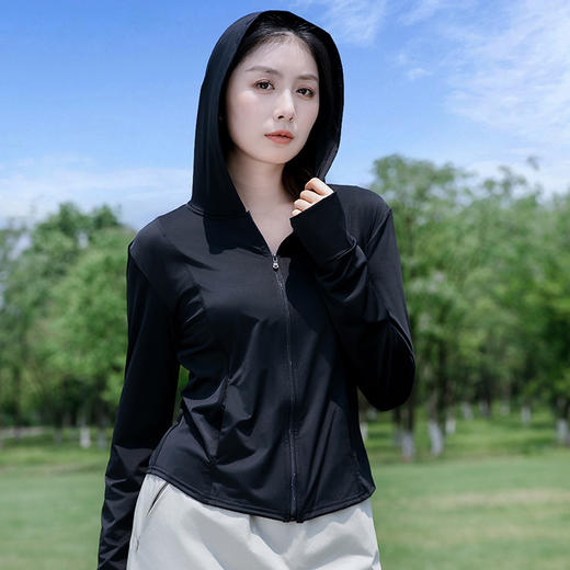 夏季防晒衣冰丝女防晒服外穿户外薄款外套运动防紫外线UPF50+时尚 商品图3