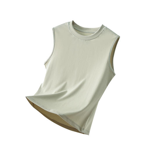 （合作款）天丝小圆领无袖背心yc0309025 商品图4