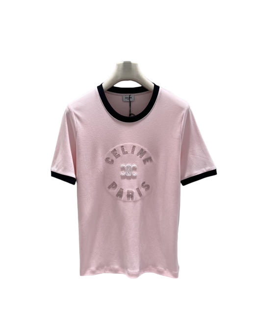 女款logo刺绣短袖T恤fe008 商品图0