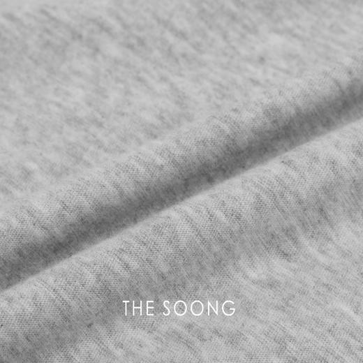 THESOONG|"自在感官"100%进口澳洲棉绒透气松弛感圆领T恤上衣HWTX8771 商品图3