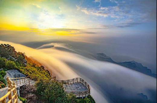 清明1天【白石山】免门票の太行奇山-雾凇云海-走绝壁栈道-云雾缭绕步入仙境！ 商品图4