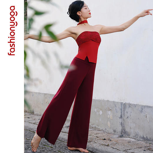 2026春夏F15957 醋酸羊毛阔腿 禅逸休闲长裤 商品图12