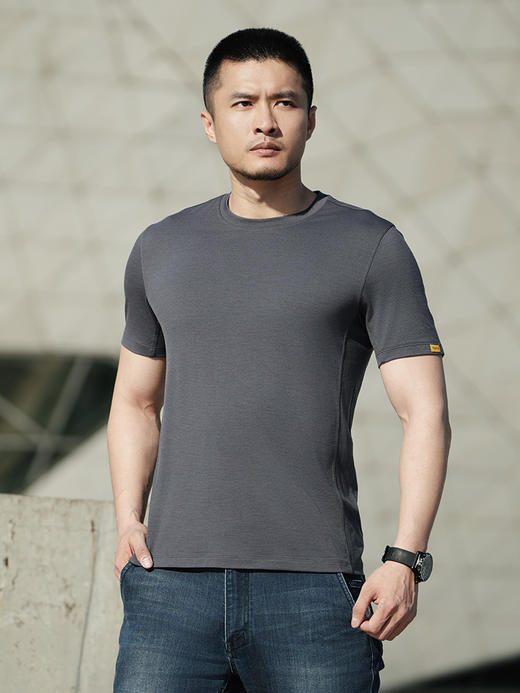 二代龙牙秘之风羽PRO美丽诺羊毛圆领短袖T恤 商品图6