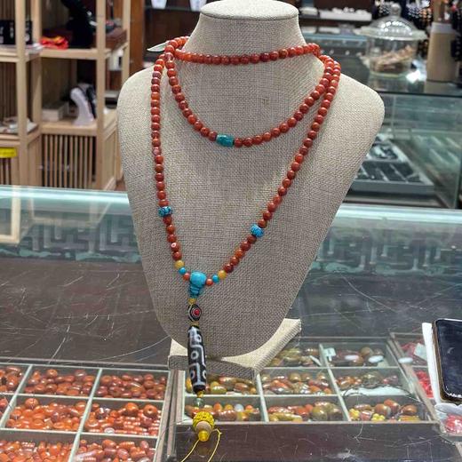 22844南红毛衣链 商品图0