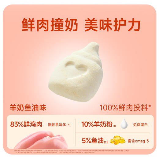 【新品】【鲜肉养护冻干】宽福 三种口味 100%鲜肉投料 鸭肉香梨 鲜肉莓果 羊奶鱼油 多重营养 高鲜肉高蛋白 98%动物性原料 5%天然鱼油 助力毛发油光水亮 商品图1