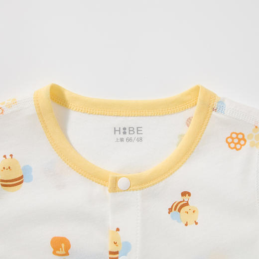 怡比萌蜂采蜜长袖开襟哈衣HY26SUN220白黄色调59#-90# 商品图9