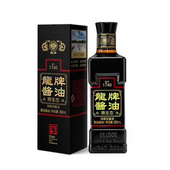 龍牌原生态特级酿造龙酱油牌380ml 家用头道老抽红烧上色 /粮油调味 /调味品 /酱油 商品图3