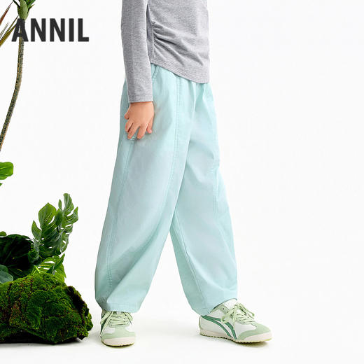 【实体店同款】女童全腰梭织单裤夏季新款安奈儿童装AG626142 商品图1