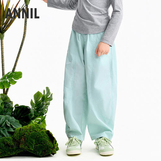 【实体店同款】女童全腰梭织单裤夏季新款安奈儿童装AG626142 商品图2