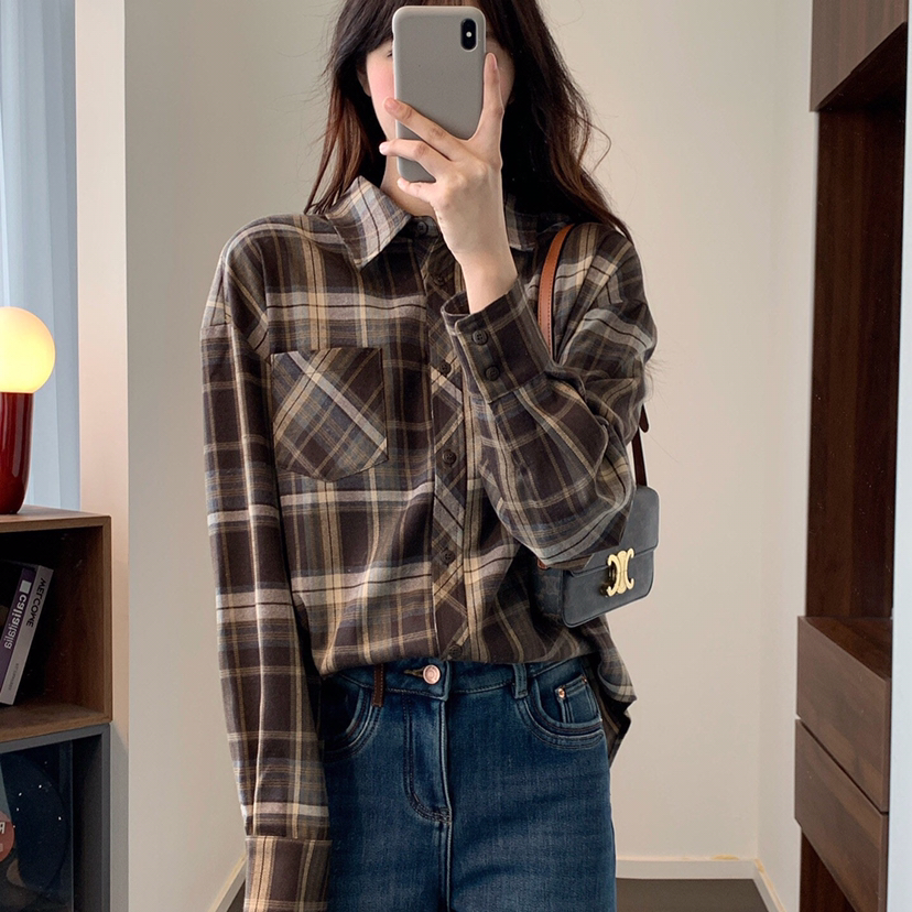 SYJ95186格纹衬衫