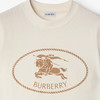 【二】BURBERRY 巴宝莉 女士马术骑士印章徽标印花棉质圆领短袖T恤 白色 8109817 B7078 商品缩略图1