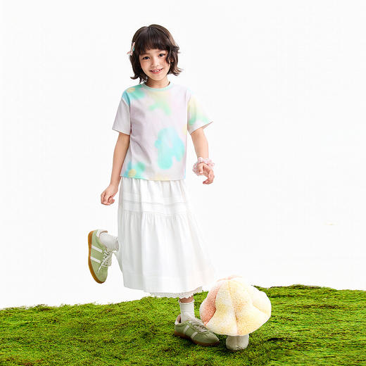 【实体店同款】女童短袖针织衫夏季新款安奈儿童装AG621094 商品图3