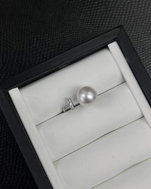 11号⁶【孤品11-12mm  澳白S925银T家款戒指】，极光微瑕，出证书，24小时鉴赏期【香港】SS06-QTT-XGZZ 商品图2