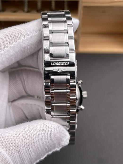 AF浪琴名匠8针月相功能腕表系列（搭载满血版一体机芯➕亚洲7751机芯）42MM精钢表壳经过抛光处理，延续了浪琴的优雅气质，表壳左侧隐藏了星期历的调节按钮 整个手表基于正品original原版开模❕❕ 商品图11