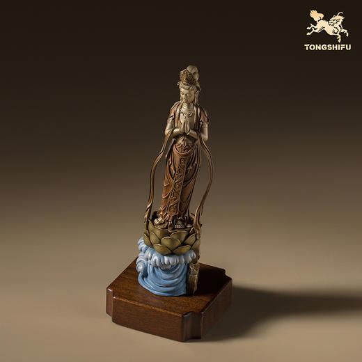 铜师傅 见微系列《慈航普度》客厅观世音菩萨青铜摆件 家居工艺品 商品图3
