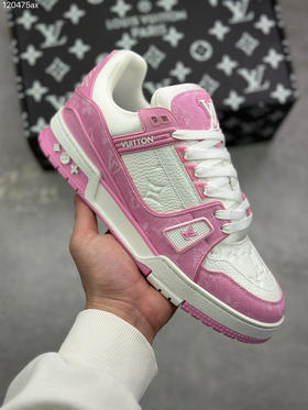 春季特惠💰720 LV 纯原版本 # 驴家 Trainer 低帮休闲板鞋