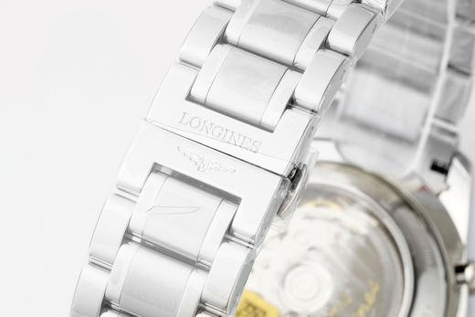 AF浪琴名匠8针月相功能腕表系列（搭载满血版一体机芯➕亚洲7751机芯）42MM精钢表壳经过抛光处理，延续了浪琴的优雅气质，表壳左侧隐藏了星期历的调节按钮 整个手表基于正品original原版开模❕❕ 商品图6