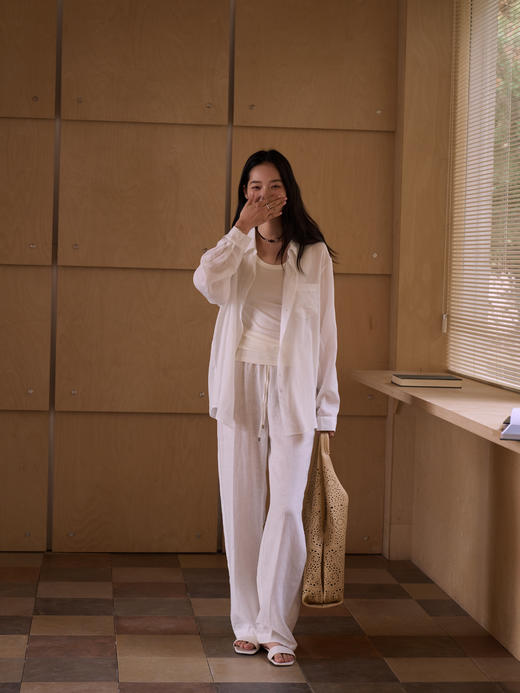 格桑米Gesamy天丝亚麻衬衫 商品图2