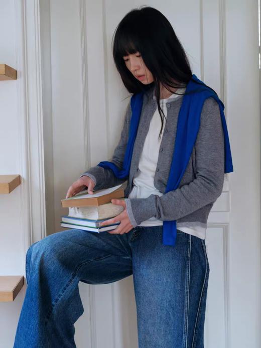 步履不停/6A13333C/假两件毛衣开衫 商品图1