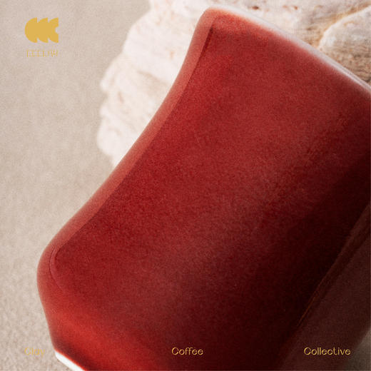 CCCLAY“矿”系列 | 豇豆红  ccc咖啡杯 咖啡品鉴杯 景德镇陶瓷 商品图2
