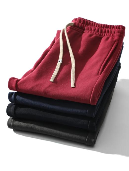 【nsn-HK3203】纯色男子复古百搭宽松直脚口运动卫裤！！ 商品图1