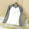 饿鱼2026春秋男士圆领双面德绒休闲撞色卫衣打底T恤 商品缩略图2