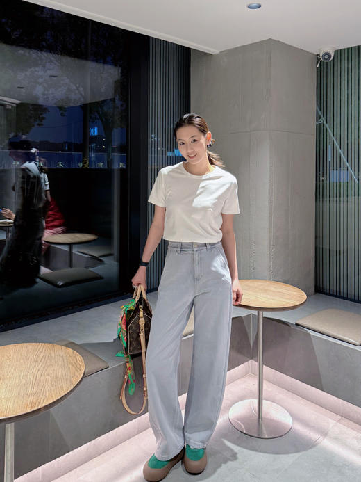 【简于型奢于心】噢蜜ooomeooo经典纯白T“限时赠送真丝丝巾” 商品图1