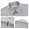 【无缝/桑蚕丝】柒牌男士26夏上新商务短袖衬衫柔软舒适翻领衬衫 130A70370 商品缩略图3