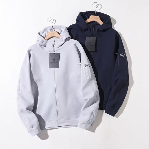 【ctx1】开春新款男子运动休闲华夫格软壳连帽外套！！ 商品图2