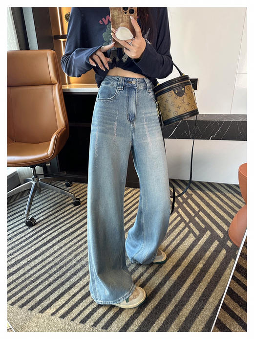 SYJ7800烫钻牛仔裤 商品图0