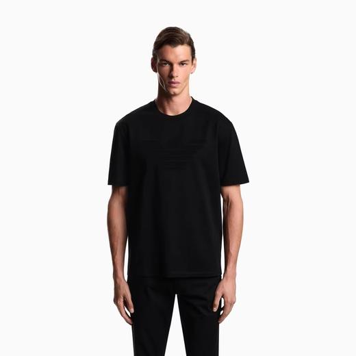 E ARMANI T恤男  EM004593AF10762-FC301 黑色/鹰标. 商品图0
