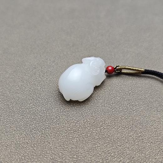 新疆和田玉且末料羊脂玉小羊挂件 228-7 商品图3