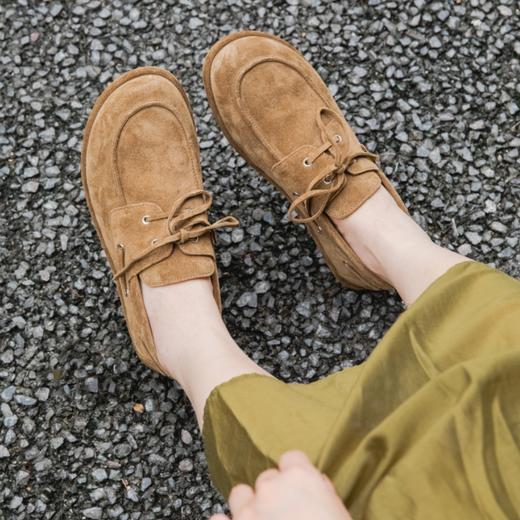 RIM RIM牛反绒乐福鞋|胎牛反绒鞋面+马皮内里，柔软透气，越穿越合脚 商品图4