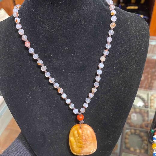 580元/条金丝玉十二生肖项链 商品图0