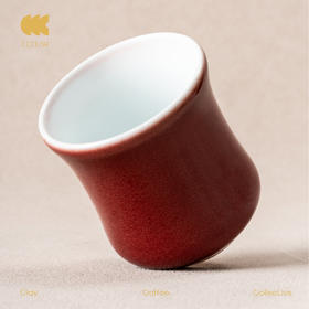 CCCLAY“矿”系列 | 豇豆红  ccc咖啡杯 咖啡品鉴杯 景德镇陶瓷