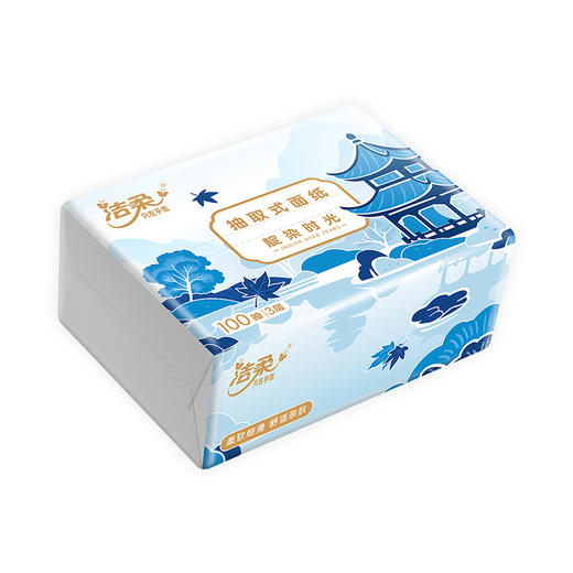 洁柔芯选软抽抽纸 TR097401A 3层100抽180x123mm*8包(8包*1提） 商品图0