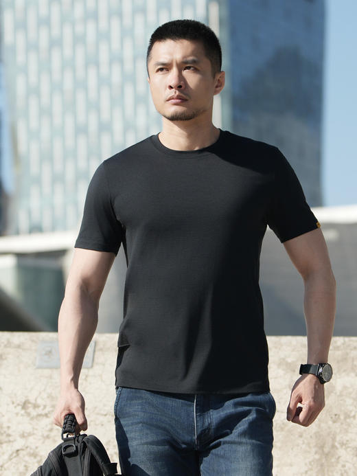 二代龙牙秘之风羽PRO美丽诺羊毛圆领短袖T恤 商品图2