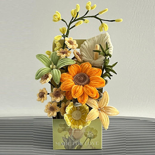 成品扭扭棒diy手工制作成品花送朋友闺蜜情人节生日礼物-工期一周 商品图1