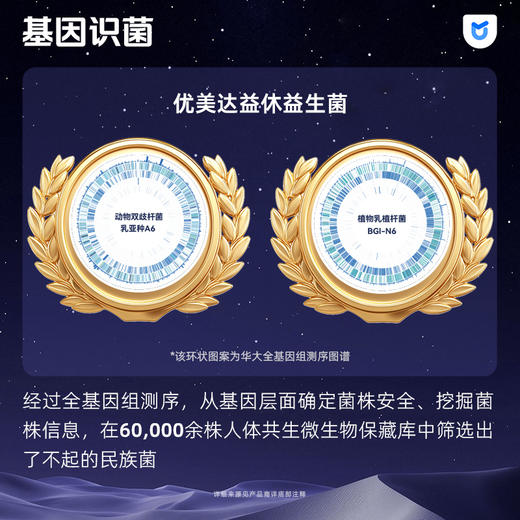 【益休益生菌晚安饮】华大优美达益休益生菌   轻松好眠 酣睡入梦 睡眠晚安饮组合 益休益生菌15袋/盒 商品图3