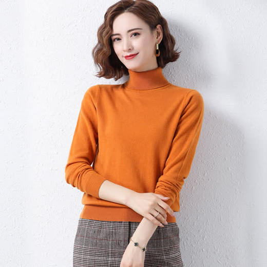 丁摩 全羊毛高领打底羊毛衫TD126 WX-142 商品图0