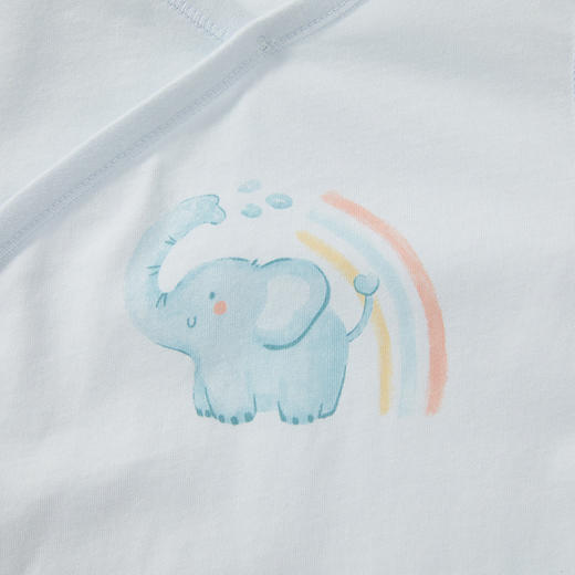 怡比自然萌语内着长袖三角衣1件入HY26SPN242粉蓝59#-80# 商品图10