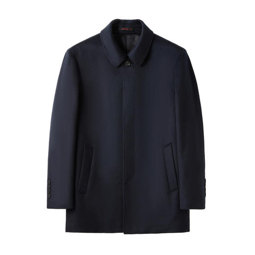 【含羊毛 含羊绒】柒牌26秋冬新品经典翻领保暖高端百搭休闲大衣 131D70020 商品图4