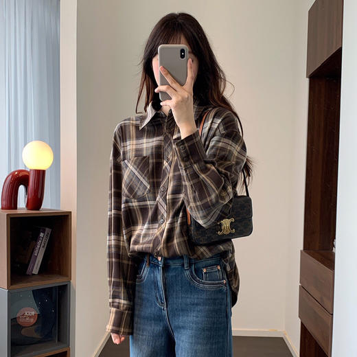 SYJ95186格纹衬衫 商品图2