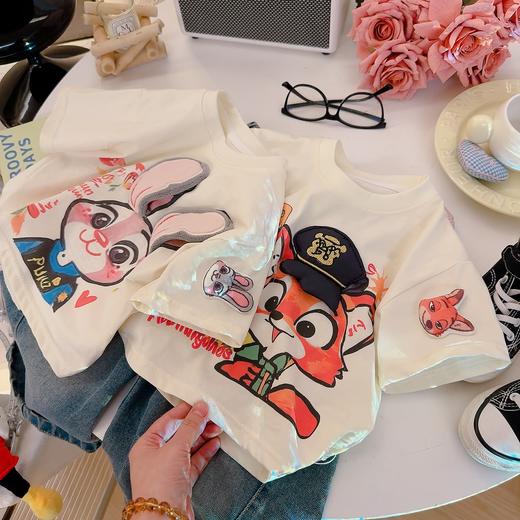 【💥萌翻全场39/件】儿童立体玩偶亲子短袖T恤夏装2026新款宽松韩版卡通上衣洋气外穿聚 商品图8