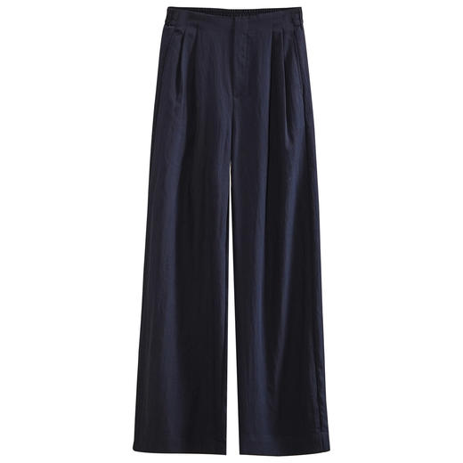 MYX薄款垂感休闲裤2026年春夏新款宽松显瘦阔腿裤高腰直筒九分裤女裤 商品图4