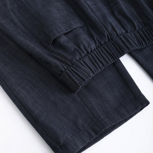 MYX时尚休闲裤2026年春季新款松紧高腰哈伦裤气质优雅宽松女裤 商品图3