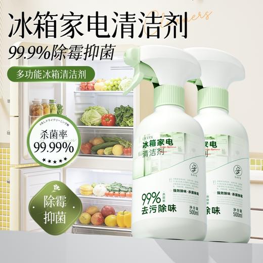 【涤戈 冰箱家电清洁剂】清洁+养护双效合一 抑菌去味 胶条去霉 温和配方 冰箱清洗剂 告别冰箱异味 商品图0