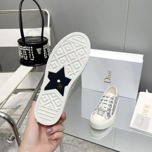 迪奥 刺绣 板鞋 灰色（DBG） 商品图8